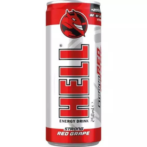 Hell energetický nápoj red grape 0,25L