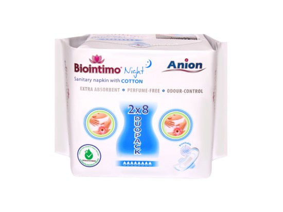 Biointimo anion vložky (16ks/fol) night