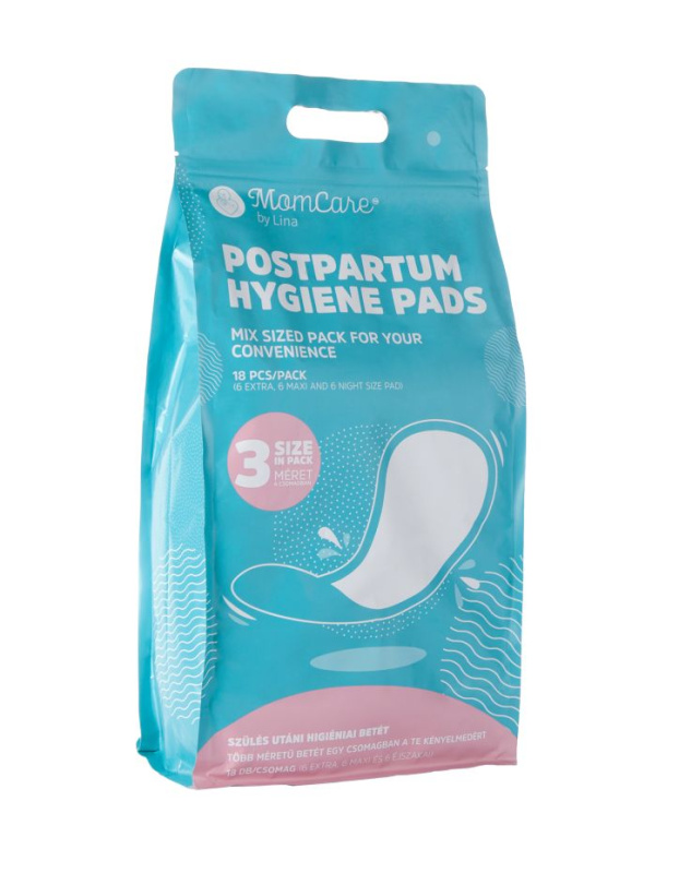 MomCare by Lina Postpartum Pads porodnické vložky 18 ks