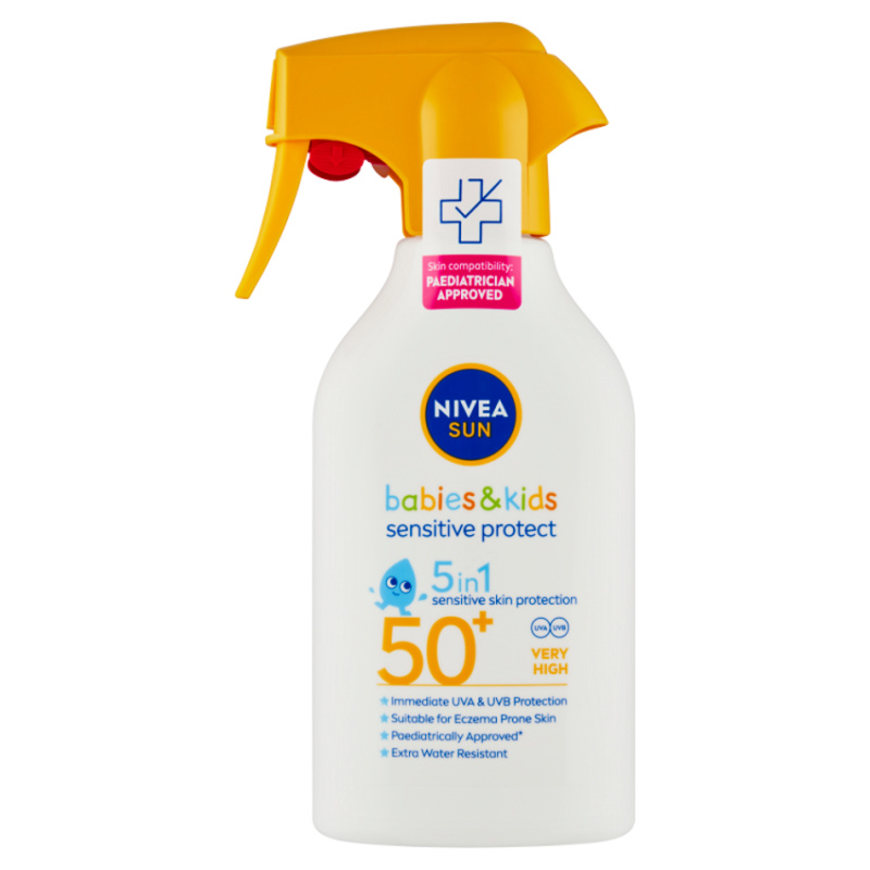 NIVEA SUN Babies & Kids dětský sprej na opalování SPF 50+ 270 ml