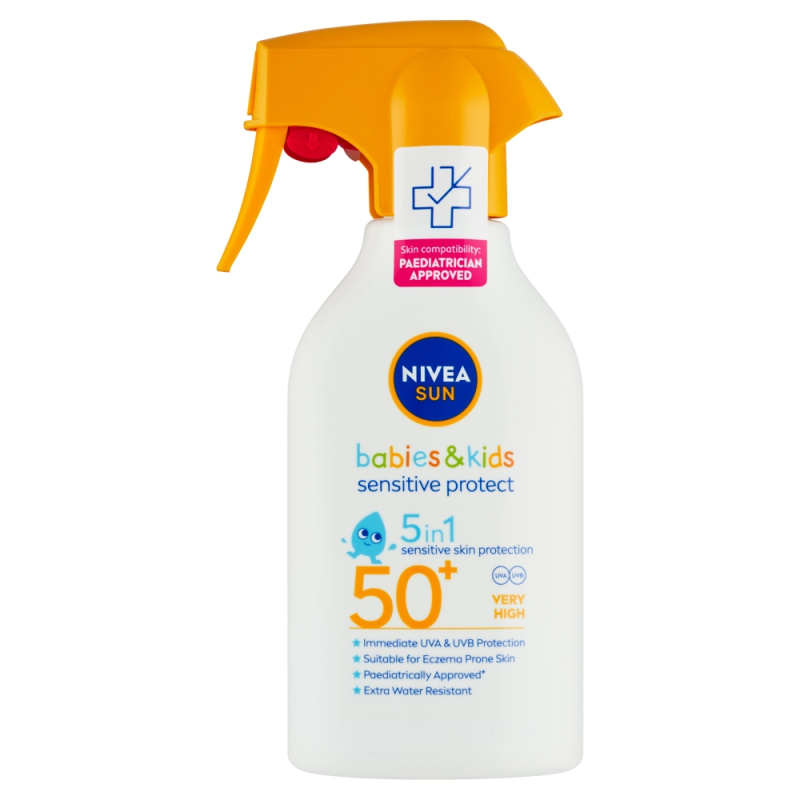 NIVEA SUN Babies & Kids dětský sprej na opalování SPF 50+ 270 ml