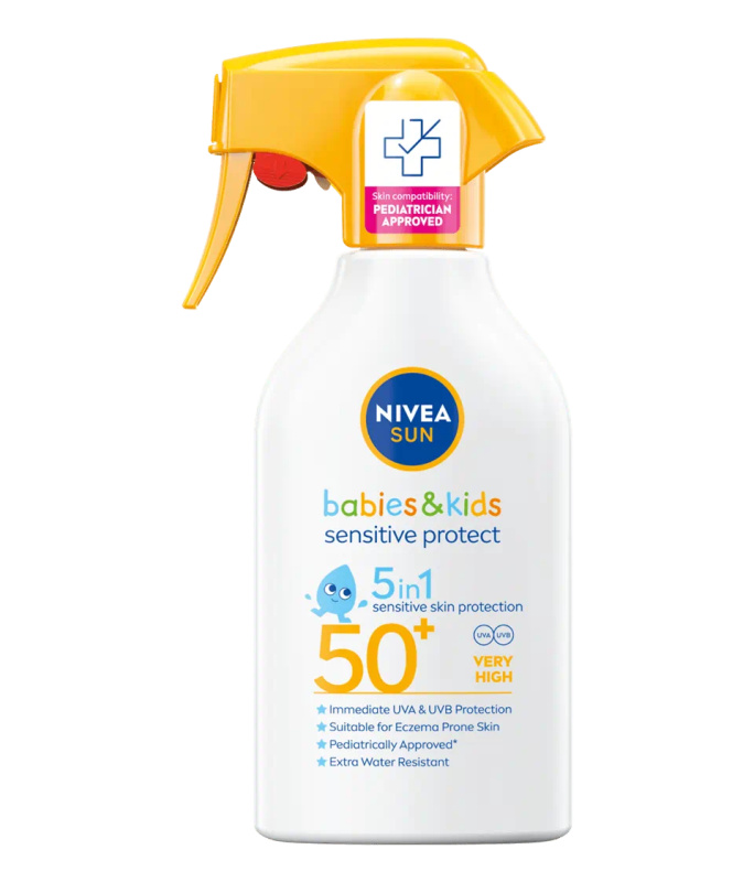 NIVEA SUN Babies & Kids dětský sprej na opalování SPF 50+ 270 ml