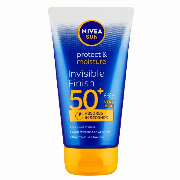 NIVEA SUN Protect & Moisture hydratační mléko na opalování s kyselinou hyaluronovou SPF 50+ 150 ml