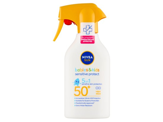 NIVEA SUN Babies & Kids dětský sprej na opalování SPF 50+ 270 ml