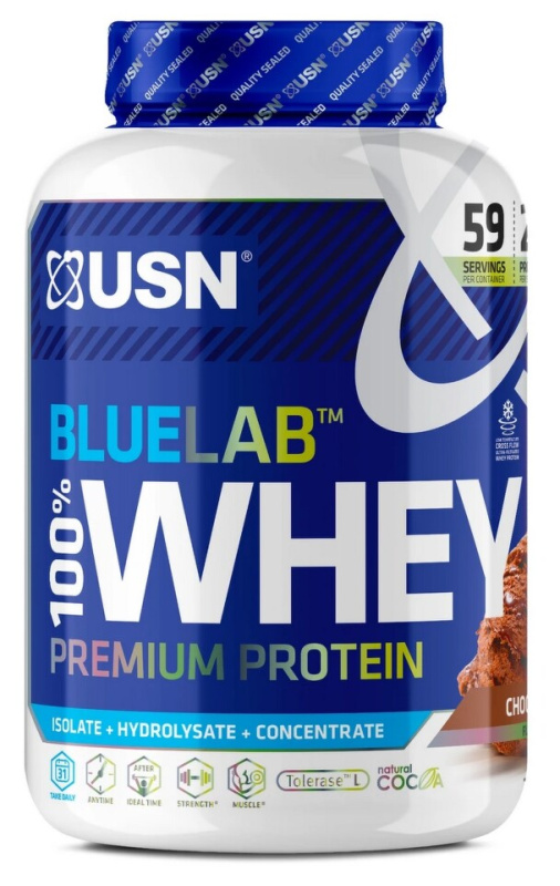 USN Bluelab 100% Whey Premium Protein 2000 g - čokoláda