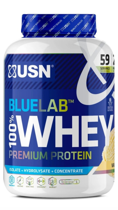 USN Bluelab 100% Whey Premium Protein 2000 g - vanilka