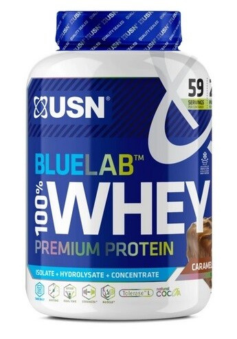 USN Bluelab 100% Whey Premium Protein 2000 g - čokoláda s karamelem