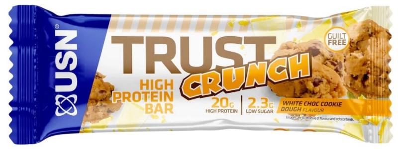 USN (Ultimate Sports Nutrition) USN Trust Crunch 60g - bílá čokoláda se sušenkou