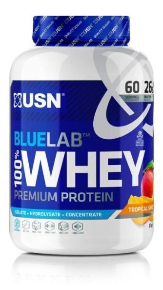 USN BlueLab 100% Whey Premium Protein 2000g - tropical smoothie