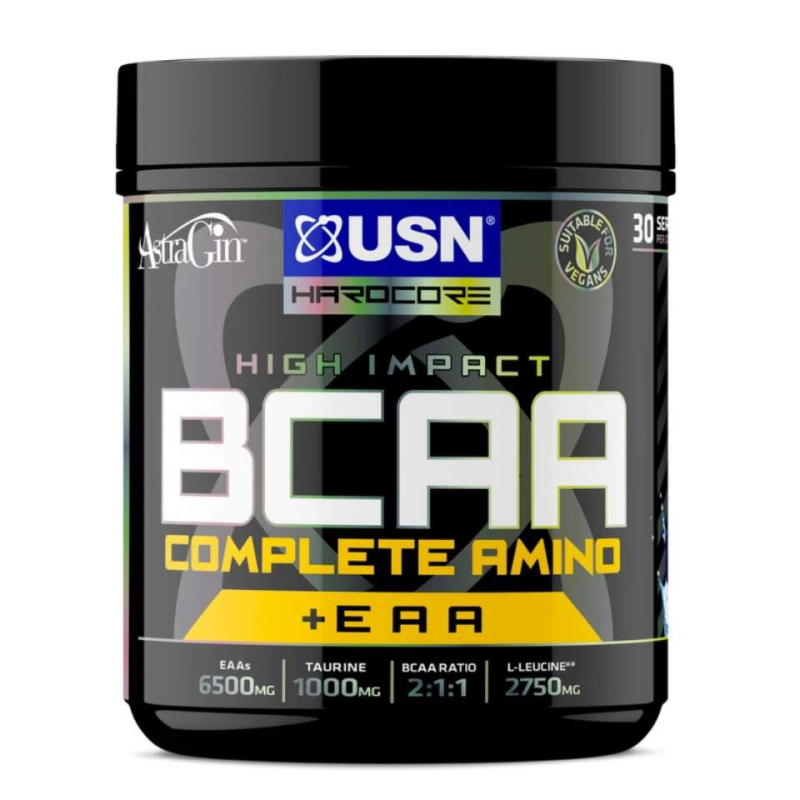 USN BCAA Complete Amino 400g - modrá malina