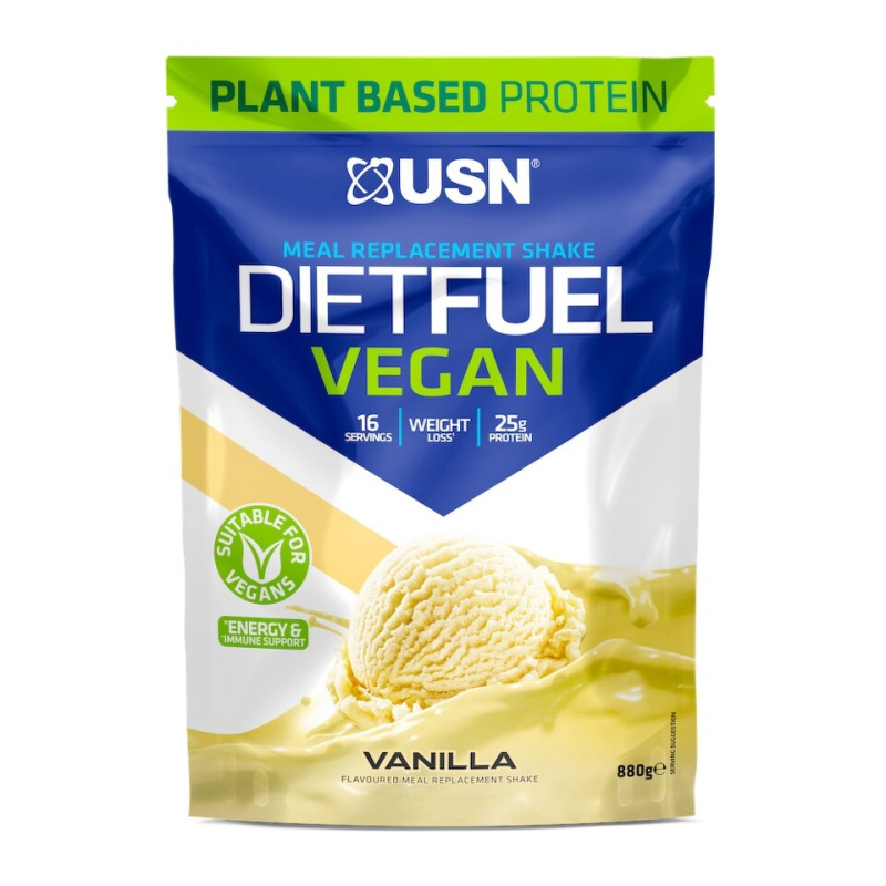 USN (Ultimate Sports Nutrition) USN Diet Fuel Vegan 880g - vanilka