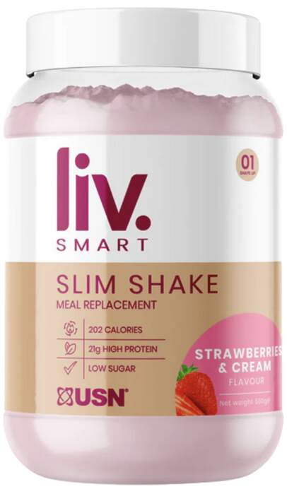 USN LivSMART Slim Shake 550g - jahoda