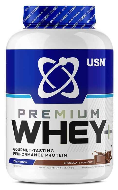 USN Whey+ Premium Protein 2000 g - čokoláda