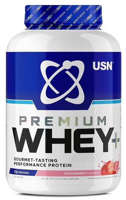 USN Whey+ Premium Protein 2000 g - jahoda