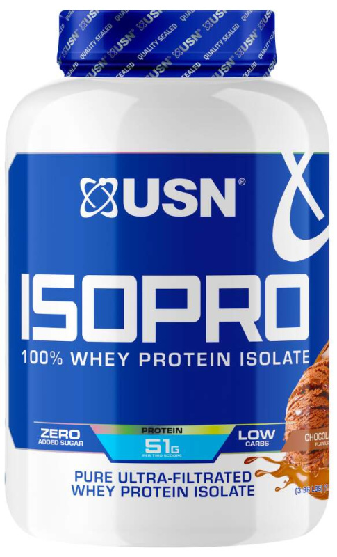 USN IsoPro Whey Protein Isolate 1800g - čokoláda