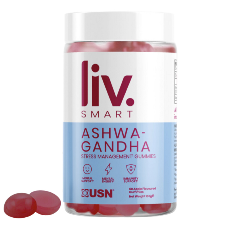 USN LivSMART Ashwagandha Gummies 60 želé bonbónů