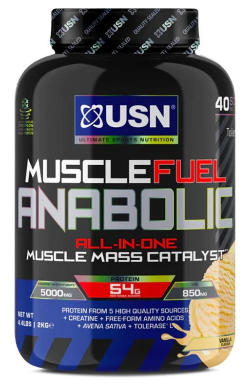 USN Muscle Fuel anabolic 2000g - vanilka