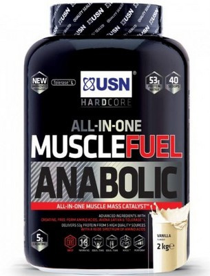 USN Muscle Fuel anabolic 2000g - vanilka