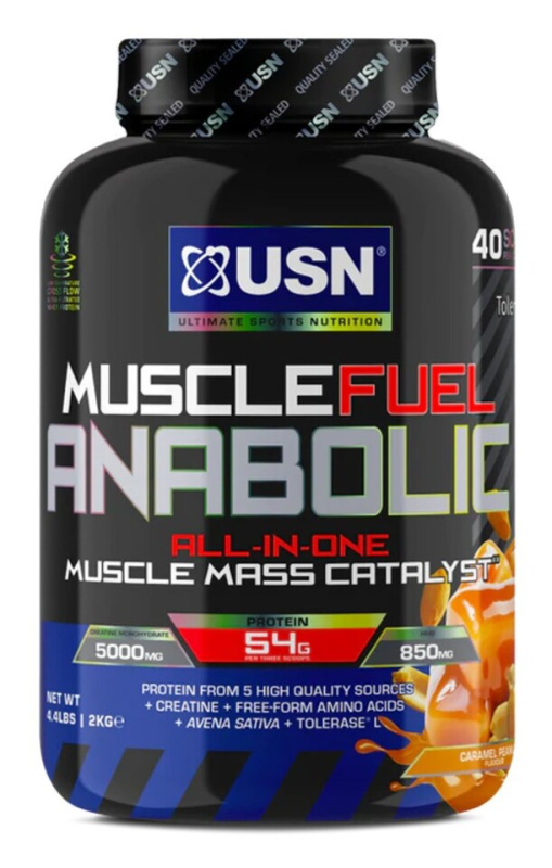 USN Muscle Fuel Anabolic 2kg - arašídy, karamel