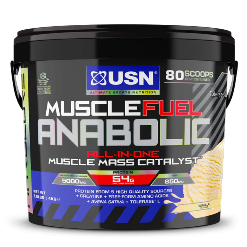 USN Muscle Fuel Anabolic 4kg - vanilka