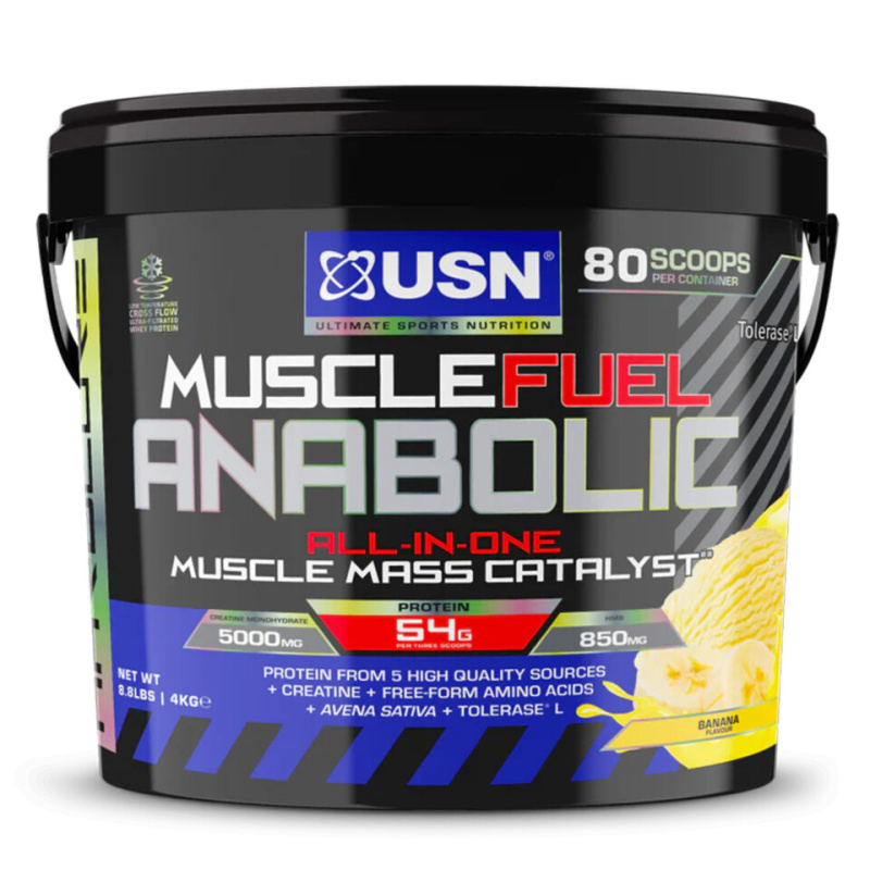USN Muscle Fuel Anabolic 4kg - banán