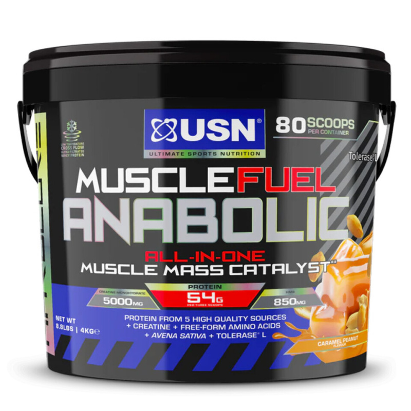 USN Muscle Fuel Anabolic 4kg - arašídy, karamel