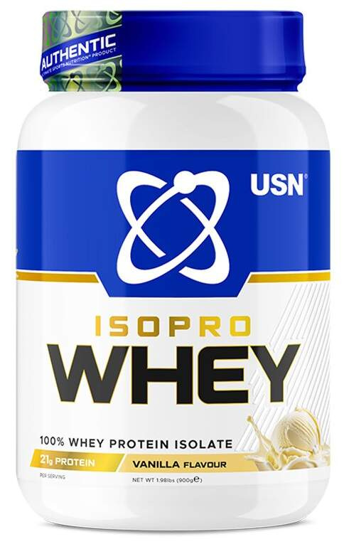 USN IsoPro Whey Protein Isolate 900g - vanilka