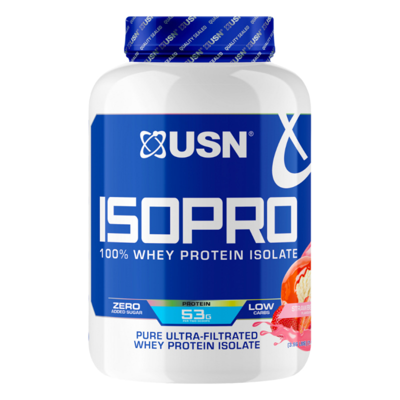 USN IsoPro Whey Protein Isolate 900g - jahoda