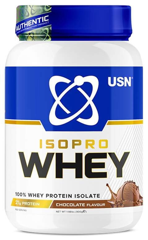 USN IsoPro Whey Protein Isolate 900g - čokoláda