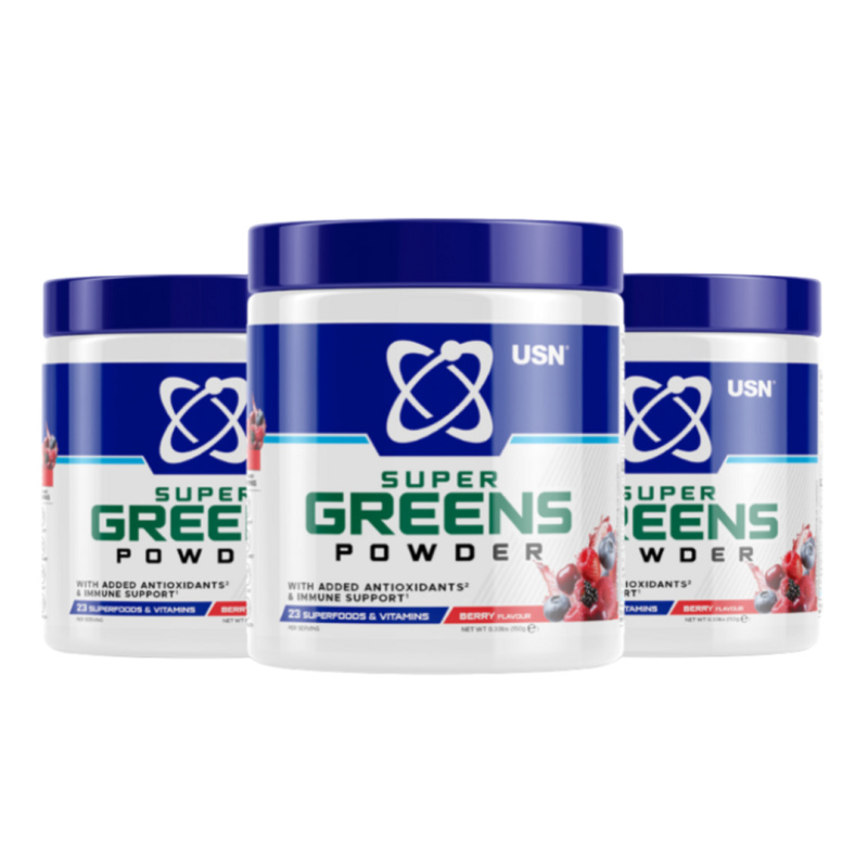 USN Super Greens Powder 150 g - berry