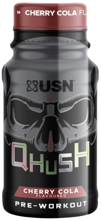 USN Qhush Energy shot 60 ml - třešňová cola