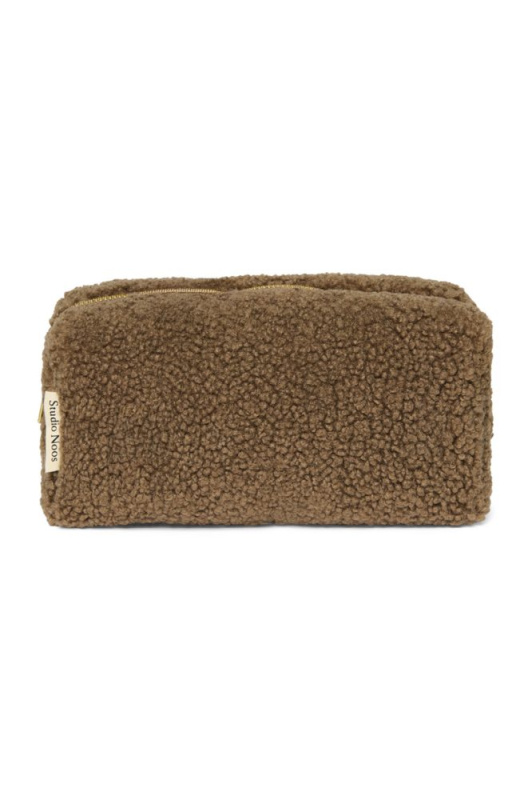 STUDIO NOOS Pouzdro - Brown Teddy chunky