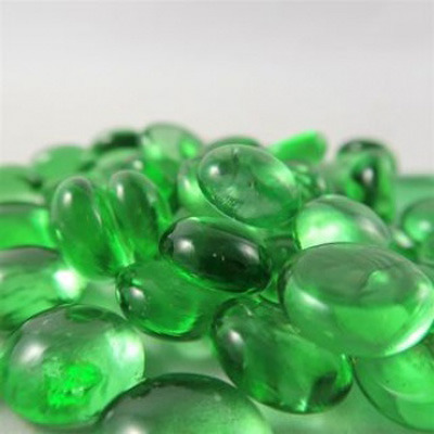 Žetony Gaming Glass Stones - Crystal Light Green 40ks (Chessex)