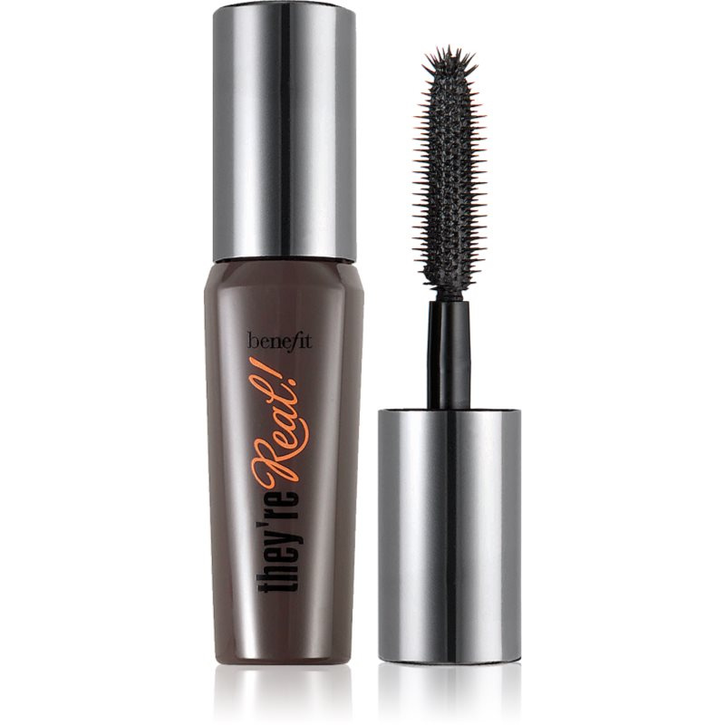 Benefit They're Real! Mascara Mini prodlužující řasenka pro efekt umělých řas odstín Jet Black 4 g