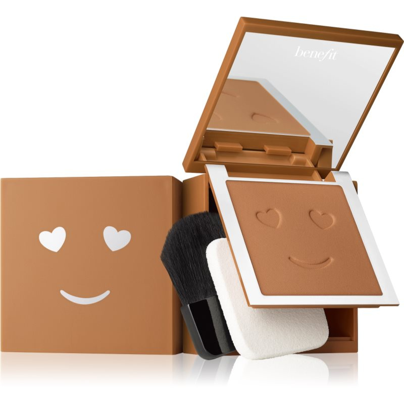 Benefit Hello Happy Velvet Powder Foundation kompaktní pudrový make-up odstín 11 Dark Neutral 7 g