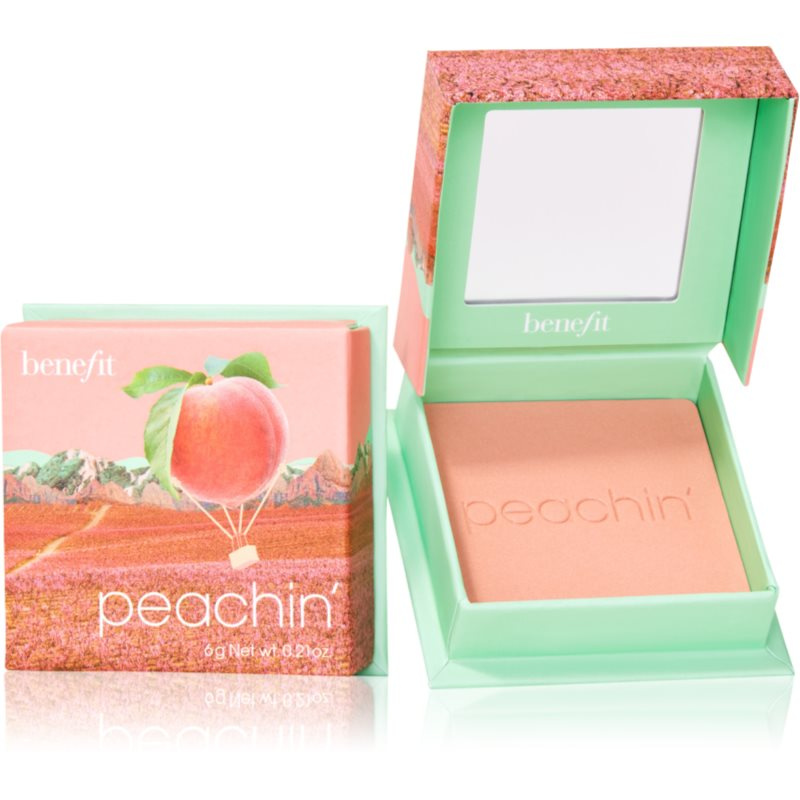 Benefit Peachin' WANDERful World pudrová tvářenka odstín Golden peach 6 g