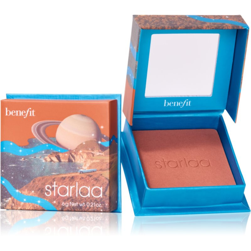 Benefit Starlaa WANDERful World pudrová tvářenka odstín Rosy Bronze 6 g