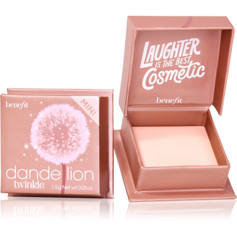 Benefit Dandelion Twinkle Mini rozjasňovač odstín Soft nude-pink 1,5 g