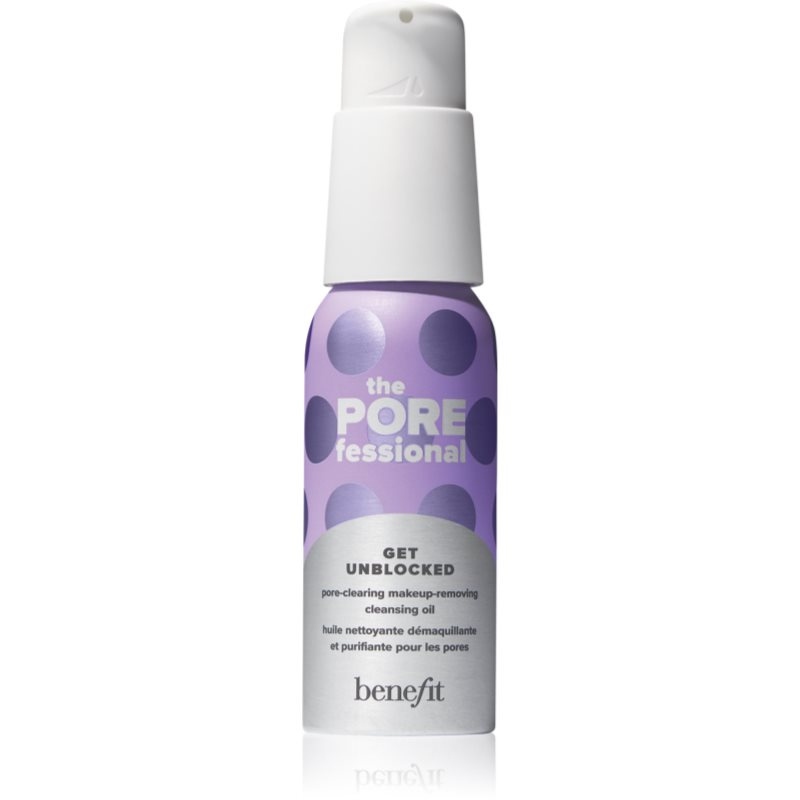 Benefit The POREfessional Get Unblocked Mini čisticí a odličovací olej pro vyhlazení pleti a minimalizaci pórů 45 ml