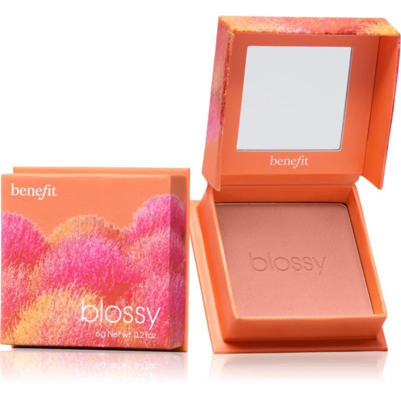 Benefit Blossy WANDERful World pudrová tvářenka odstín Warm Apricot 6 g