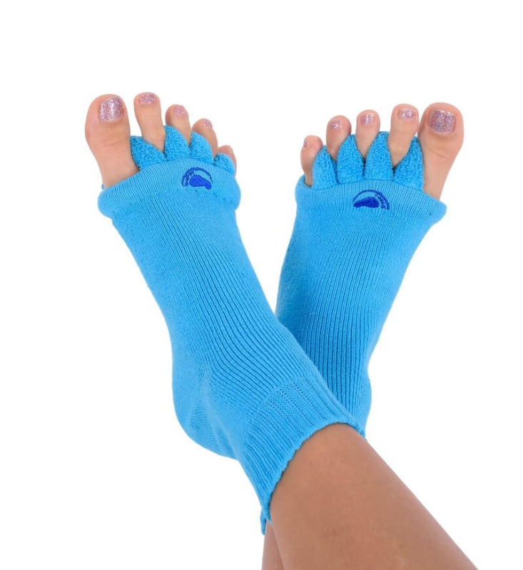 HAPPY FEET Adjustační ponožky blue velikost L
