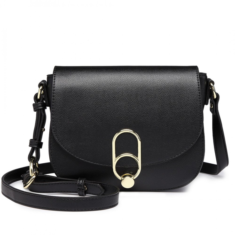 Miss Lulu dámská crossbody kabelka - černá