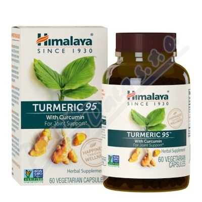 Himalaya Herbals Organic Tumeric 95 BIO 60 kapslí