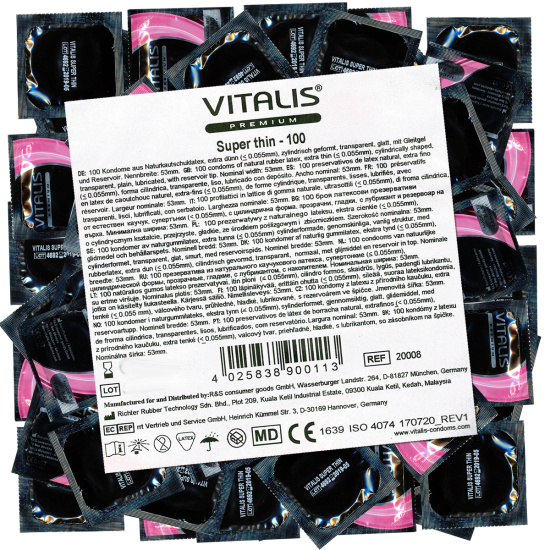 Vitalis Super Thin 100 ks