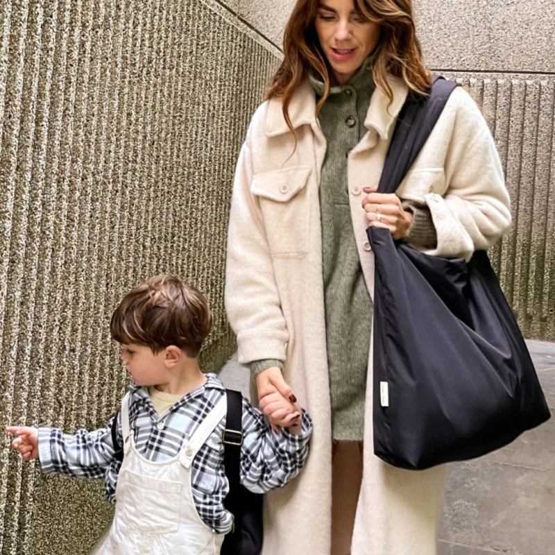 STUDIO NOOS Taška mom - bag Black Puffy