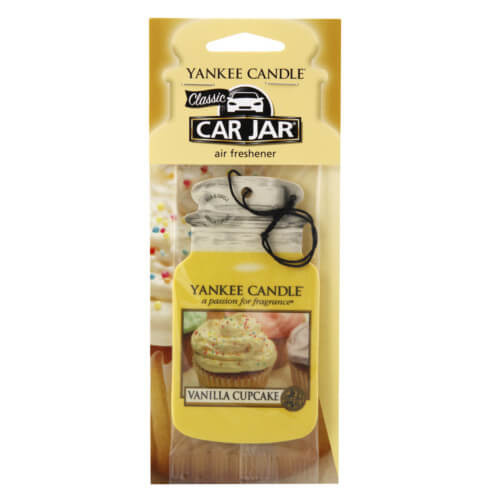 YANKEE CANDLE VANILLA CUPCAKE VŮNĚ DO AUTA - PAPÍROVÁ AUTO VISAČKA