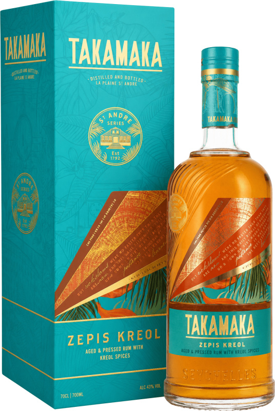 Takamaka Zepis Kreol 43% 0,7l