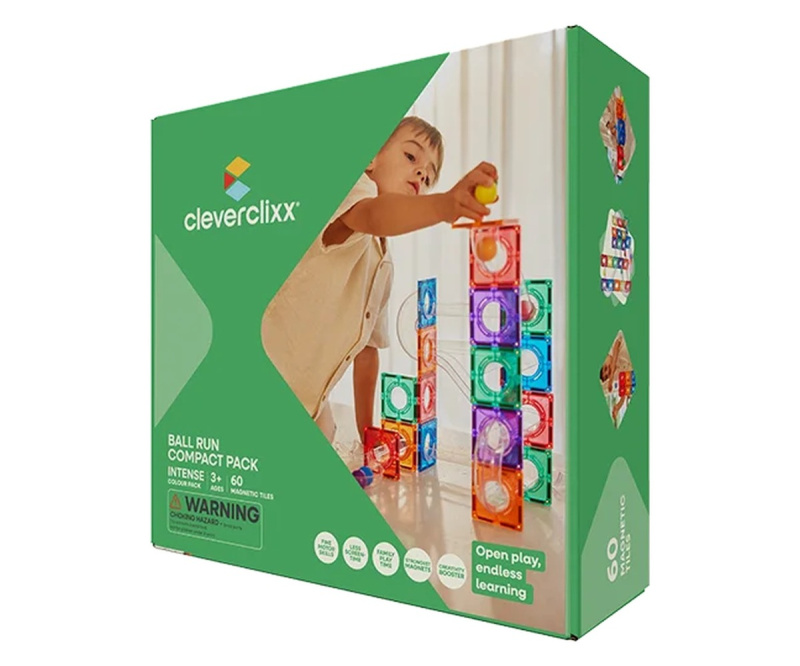 Cleverclixx – Kuličková dráha Compact Pack Intense – 60 ks