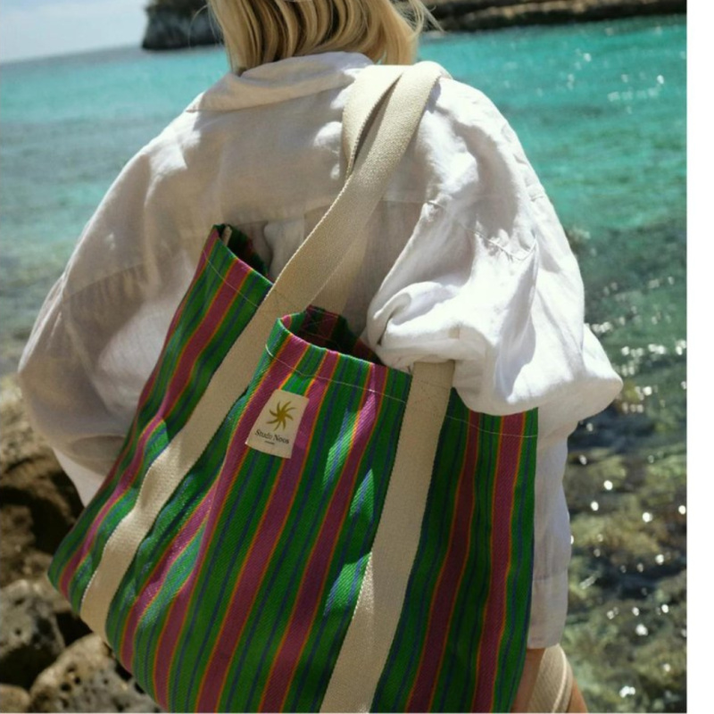 STUDIO NOOS Taška mom-bag Spring Green