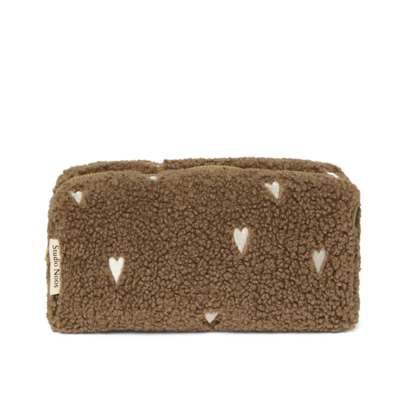 STUDIO NOOS Pouzdro Brown Teddy Hearts